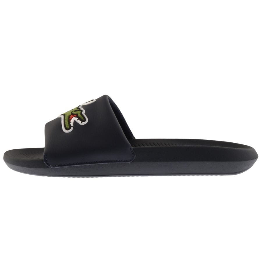 Alternative Image for ProductLacoste Croco Sliders Navy2